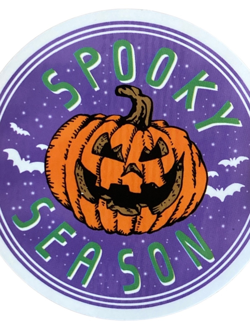 Spooky Season Jack-O-Lantern Halloween Sticker